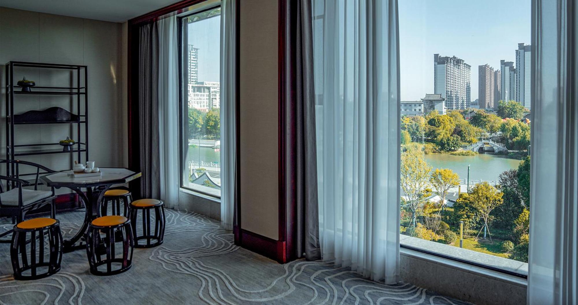 Yancheng Shuicheng Hotel Bagian luar foto